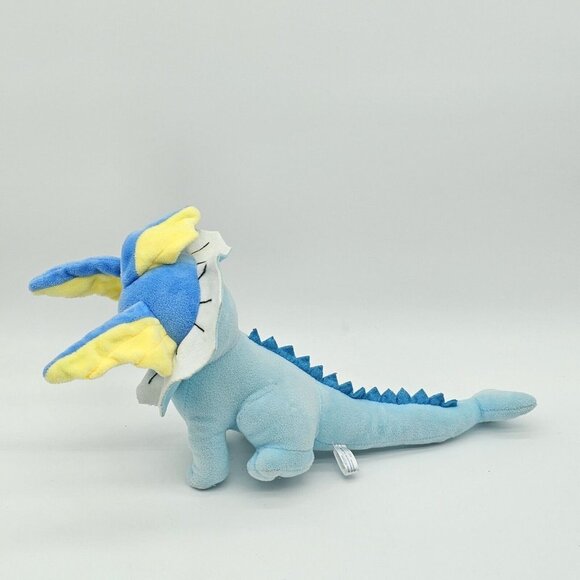 Tomy Pokemon Plush Toy Vaporeon 8" Stuffed Animal Doll Eevee Evolution 2017 - Picture 4 of 9